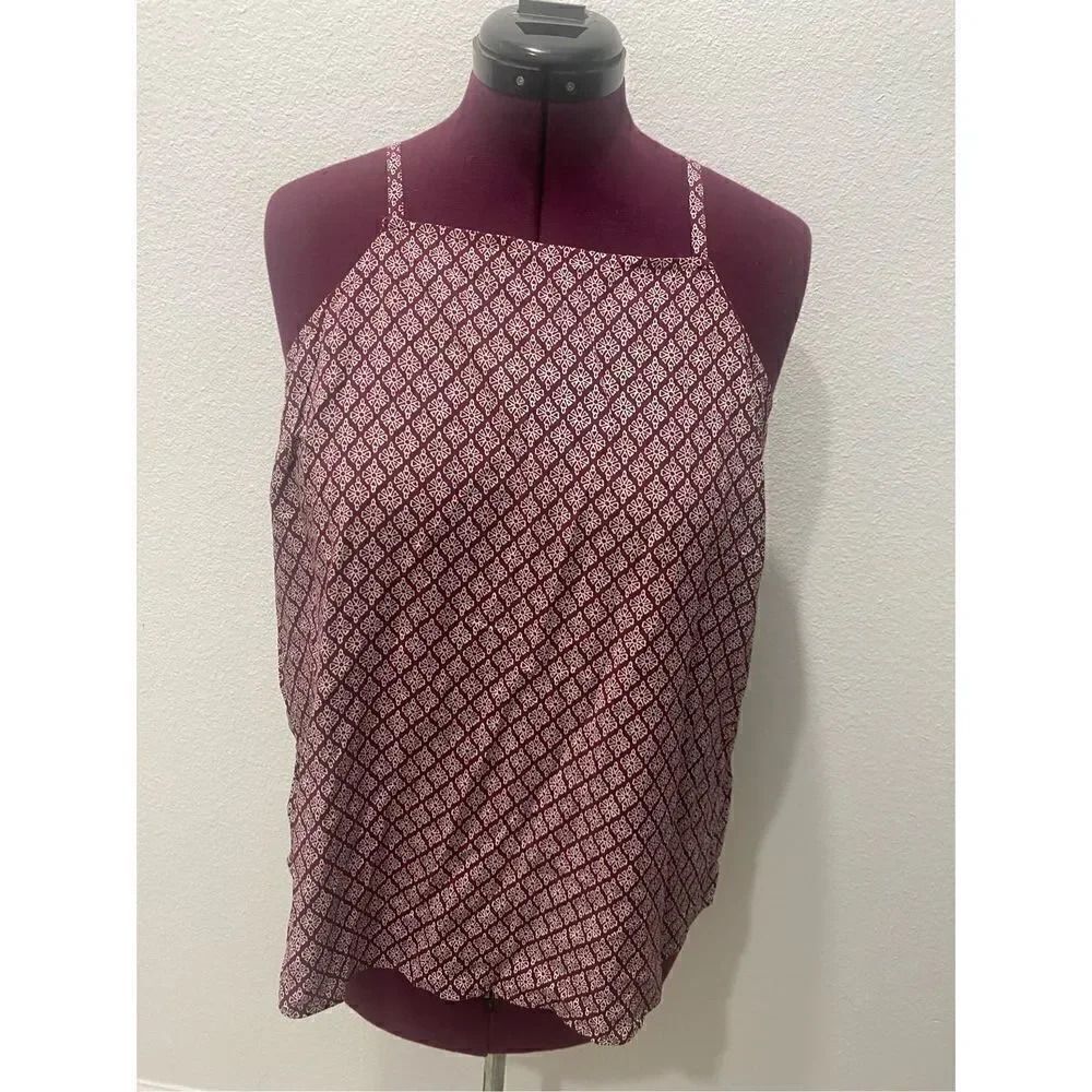 Old Navy Red and White Tank Top